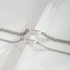 Pulsera de pareja de doble amor simple popular nueva transfronteriza europea y americana, personalidad de acero de titanio, pulsera en forma de corazón, venta al por mayor