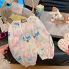 Algodón Seda Clase A2026 Verano Nuevo Pantalones de Linterna para Niños Algodón Artificial Pantalones Frescos de Verano Casuales Pantalones Anti-Mosquitos