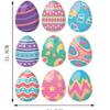 Amazon Páscoa Janela Adesivo Auto Adesivo Pvc Coelho Ovo Cartoon Animal Quarto das Crianças Decorativo Adesivo de Parede Decal