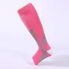 Calcetines de compresión para pantorrillas en stock, Calcetines de fútbol de compresión Sports Magic, Calcetines de rendimiento muscular para ciclismo al aire libre, Calcetines de compresión degradados para pantorrillas