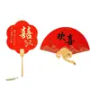 Leque de casamento para a noiva e as madrinhas, roupão de manhã para a noiva, adereços para fotos de casamento, leque de casamento estilo chinês, leque para as madrinhas, leque para a procissão de casamento