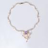 Broche de Lujo de Alta Gama Industria Pesada Diamante Completo Collar Doble Uso Broche de Flor Esmeralda Estilo Corte Color de Tesoro de Alta Calidad Mujeres