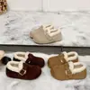 Zapatos de Algodón Cálido de Terciopelo Retro para Mujer 2026 Invierno Nuevos sin Cordones con Felpa Zapatos Tipo Birkenstock Suela Gruesa que Aumenta la Altura Cómodos