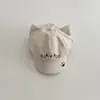 Chapéus infantis são super fofos e adoráveis, chapéus octogonais com tema de gato, boinas para meninos e meninas, artísticos e doces, adequados para passeios de outono e inverno, bonés estilo bico de pato