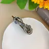 Nuevo Pasador Retorcido con Perlas de Pedrería Estilo Chino para Mujer, Accesorio de Lujo para el Cabello, Exquisito Pinza de Garra para la Parte Posterior de la Cabeza