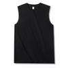 Camiseta de algodón de cuello redondo sin mangas para hombre y mujer, chaleco holgado de 230 g, para fitness, de Xinjiang, nuevo