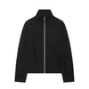 Fabricante de ropa para mujer transfronterizo al por mayor 2026 nueva moda casual estilo europeo y americano chaqueta cárdigan con cremallera y cuello alto