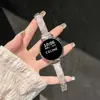 Adecuado para Huawei Gt7 Pulsera Flor Dorada Correa de Metal para Reloj Watch6 Pulsera de Diamantes de Moda y Versátil para Mujer