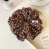 Atmósfera francesa suave pequeño elástico para el pelo de flores para mujer nuevo exquisito moderno cuerda para el pelo para coleta moño accesorios para el pelo