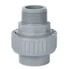 Conector União Rongsheng CPVC com Rosca Externa, Conector Rápido com Rosca Externa para Tubos de Água, Coleção de Conexões de PVC