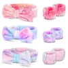 Diadema de Spa para Mujer Maquillaje Cuidado de la Piel Lavado Facial Diadema Goma para el Cabello Accesorio para el Cabello Regalo de Navidad para Adolescentes Lindo Accesorio para el Cabello