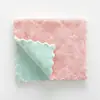 Pano de Veludo Coral Espesso Sem Fiapos Toalha de Lavar Louça Dupla Face Bicolor Cozinha Doméstica Limpeza Pano de Lavar Louça Esponja de Aço