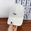 Boné de Baseball para Mulheres, Novo Bordado de Letras, Emagrecimento Facial, Estilo Coreano, Primavera e Outono, Versátil, Casual, Moderno, Boné de Topo Macio com Aba de Pato para Homens