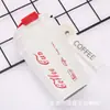 Copo de café Coca-Cola transfronteiriço, copo térmico de aço inoxidável com vácuo duplo, portátil, copo de carro portátil, comércio exterior, atacado