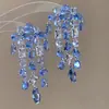 Pendientes de plata de ley S925 estilo coreano de lunares con lazo 2026 nuevos de moda populares versátiles de alta gama hermosos pendientes para mujer