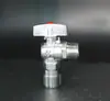 Calentador de agua a gas universal de alto flujo, totalmente engrosado, electrochapado, para inodoros, llave de paso de bola para agua caliente y fría, 1/2 pulgada DN15