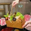 Restaurante de hot pot moderno estilo montanha, louça criativa, pratos com gelo seco para shabu-shabu de carne, travessa comercial de cogumelos e vegetais