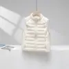 Jaqueta de plumas leve feminina para yoga gola alta acolchoado em sarja 90% plumas corte slim zíper outono e inverno novo casaco quente
