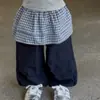 Liquidação - Sem Reposição Calças Infantis Estilo Primavera Calças Cargo Casuais Calças Esportivas de Outono para Meninas