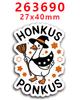 Nuevo parche de resina acrílica 2023, moño, adorables pegatinas decorativas, refrigerador PR263616