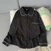 Pijama de Algodón Nube para Mujer, Estilo Coreano Dulce Ins Delgado de Manga Larga y Pantalón Largo Holgado, Se Puede Usar Fuera de Casa, Ropa para el Hogar