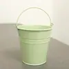 Balde Pequeno de Armazenamento de Água para Tinta a Óleo Balde de Tinta Tinta a Óleo Arte Infantil Redondo Lavagem de Água Pó Estudante Mini Balde de Lata