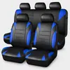 Funda Universal para Asiento de Coche de Comercio Electrónico Transfronterizo Juego de 9 Piezas Estilo Cintura Funda de Asiento de PU wish AliExpress ebay Cobertura Total
