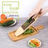 Rallador y rebanador multifuncional de acero inoxidable y cobre para rábano, papa, tamaño tabla de pino, cepilladora para rábano, cepilladora para polvo
