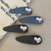 Exquisito clip para el pelo de amor para mujer de alta gama 2025 nuevo clip lateral para flequillo pelo suelto clip para el pelo clip bb clip lateral accesorios para el cabello