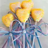 Decoración de Pastel Adorno de Amor Enchufe de Moño Bola de Lentejuelas Inserto de Decoración de Pastel Decoración de Mesa de Fiesta para Postres