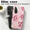 Capa para iPhone 15PM com peixes tropicais em aquarela rosa degradê, película fina para iPhone 17, capa protetora de telefone para comércio exterior