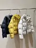 Chamarra acolchada con capucha tejida, abrigo de algodón versátil para mujer, estilo coreano, nuevo diseño 2026, corte holgado, talla grande