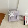 Bolso de mujer transfronterizo modelo nuevo 2026, estilo caricatura lindo, bolso de hombro para niñas, mochila doble estampada de estilo coreano multiusos