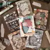 Serie de Detalles Faltantes de Yanji Fragmentos Quemados Retro Manual de Materiales Paquete de Pegatinas Decorativas 6 Estilos