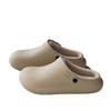 Nuevas Pantuflas de Algodón Birkenstock 2025 para Mujer Invierno Impermeables Hogar Antideslizantes Suela Gruesa Forradas de Felpa Cálidas y Desodorantes Pantuflas de Algodón Baotou para Hombre