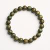 Pulsera Original de Sándalo Verde para Mujer Estilo Mori Estudiantes Cuentas de Buda Sándalo Loto Círculo Único Pulsera de Juez