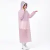 Impermeable de lunares para adultos EVA Mejorado Engrosado Ala Ancha Impermeable para todo el cuerpo para Viajes Senderismo Portátil Poncho de lluvia de una sola pieza