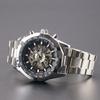 Reloj mecánico automático hueco para hombre, estilo boutique, resistente al agua, estilo retro, reloj de negocios con encanto, de élite.