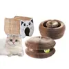 Produto popular de comércio exterior: arranhador de gato sanfonado, tigela arranhadora de gato de papelão ondulado mágica, durável e sem soltar pelos, forte ímã, brinquedo de gato dobrável