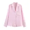 Comércio Exterior 2026 Verão Novo Estilo Europeu e Americano Moda Feminina Casual Solta Camisa e Calça Decoradas com Bolso 5344010