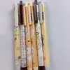 Pressione a combinação de caneta gel uma variedade de caneta de água preta de exame de estudante opcional ins caneta de sinal de escritório de alto valor de cor
