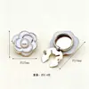 Los gemelos de botón de camisa perlados florales son exquisitos y versátiles, desmontables, no requieren perforación, botones fijos para decoración de manga de traje