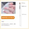 Pincel para Nail Art Redondo Caneta Fototerapia para Nail Art Pincel Cola para Nail Art Multifuncional Caneta Cola Plana Caneta de Construção Especial Caneta para Unhas