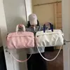 Bolsa de Viaje Multifuncional de Lona Engrosada con Separación de Seco y Húmedo, Bolsa para Natación y Fitness, Bolsa de Equipaje de Almacenamiento de Gran Capacidad para Viajes