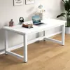 Muebles de Oficina Rectangulares Simples Escritorio de Computadora de Oficina Escritorio de Estudio para Estudiantes Ignífugo Resistente a la Corrosión Oficina para Habitaciones de Alquiler