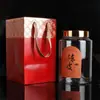 250g Tarro de Empaque de Cáscara de Mandarina Transparente Botella Sellada Seca de Cáscara de Mandarina Tarro de Almacenamiento Media Libra de Cáscara de Mandarina Caja de Regalo de Empaque