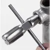 Extractor de rosca de grifo, tornillo de cuatro puntas, tubería rota, extractor de rosca inversa de doble extremo, machuelo de rosca rota, extractor de rosca de seis puntas
