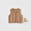 Chaleco para bebé Otoño e Invierno Ropa Exterior para Hombres y Mujeres Chaleco para bebé Chaleco Cepillado de Doble Cara Ropa para Recién Nacido Chaleco Infantil