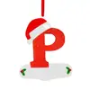 Decoraciones navideñas creativas transfronterizas con 26 adornos de letras, decoraciones navideñas y de Año Nuevo para el hogar