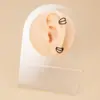 Anillo de nariz de 3 anillos de soldadura simple de moda se puede usar como anillo de cartílago de la oreja joyería para perforación corporal venta directa de fábrica anillo de nariz